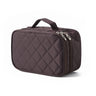 Double Layer Cosmetic Bag for Travel and Makeup Storage
