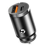 Mini Ring Phone Car Charger PD 30W Fast Charging