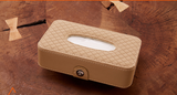 Plaid Tissue Box for Car and Home Use