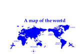World Map Wall Sticker for Home and Office Decor