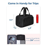Travel Toiletry Bag – Large, Lightweight, Wide Open, Fluffy Organizer