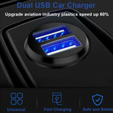 Mini Dual USB Car Charger 3.1A for Vehicles