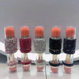 Five-in-One Portable Diamond Makeup Brush Set