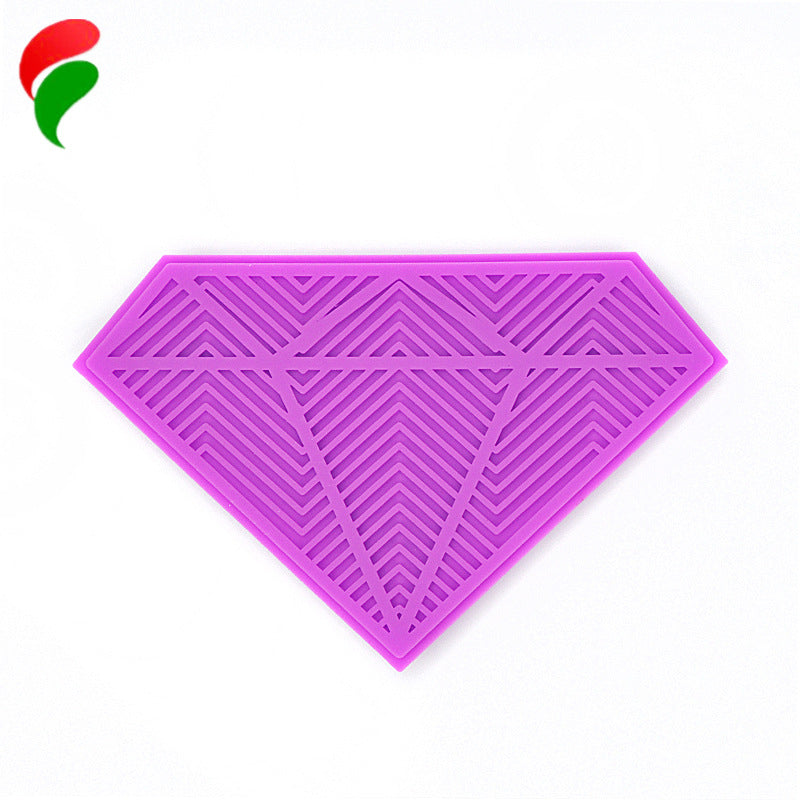 Creative Silicone Watermelon Brush Cleaning Mat with Suction Cups