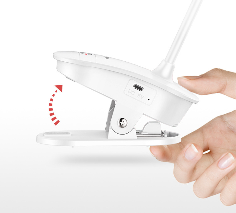 Clip-On Rechargeable Desk Lamp
