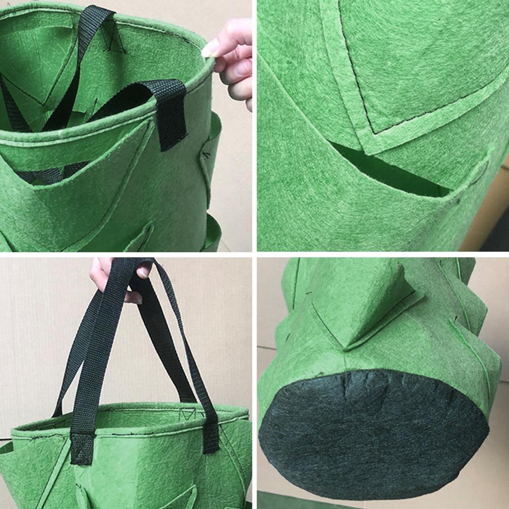 Strawberry Grow Bag Planter for Vegetable Gardens