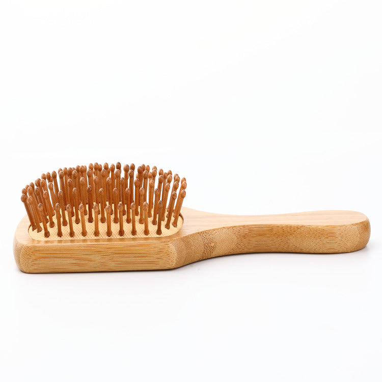 Wooden Comb and Cushion Brush Set