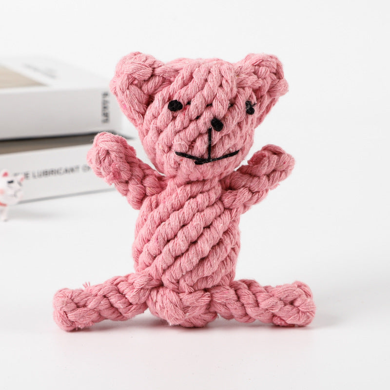 Pet Toy: Chew Rope Animal Shape for Dogs