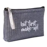 Portable Women's Zippered Cosmetic Bag for Travel