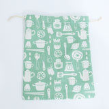 Cotton Linen Drawstring Storage Bag for Students
