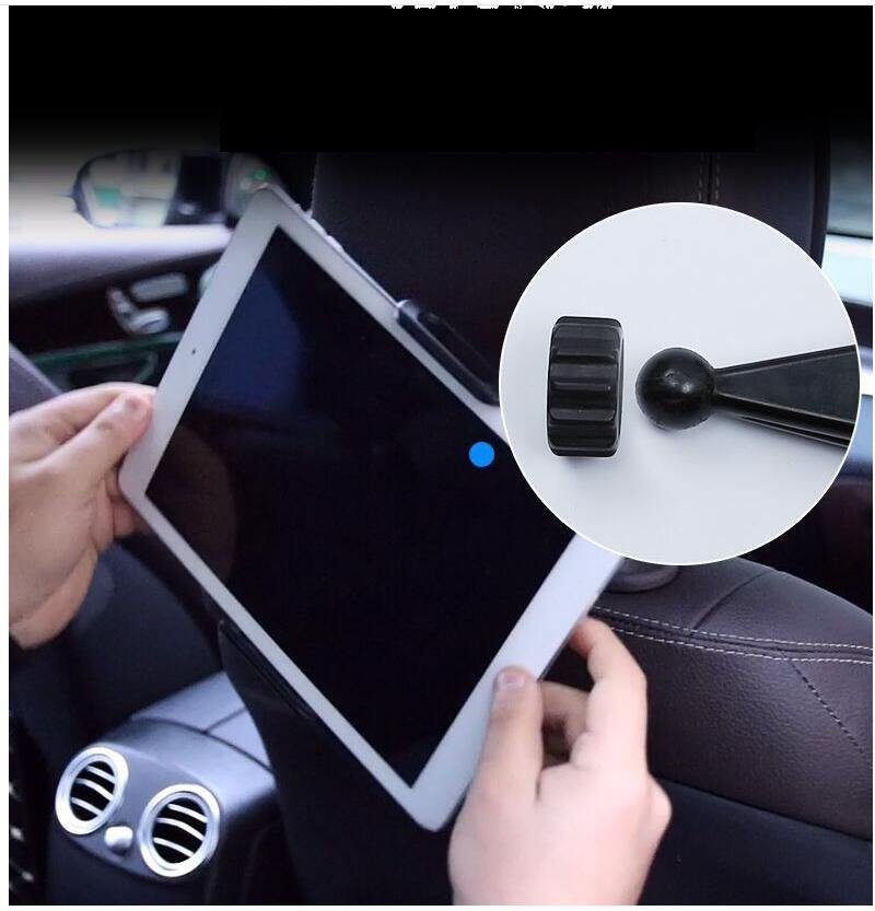 Car Phone Holder with 360° Rotating Backseat Support