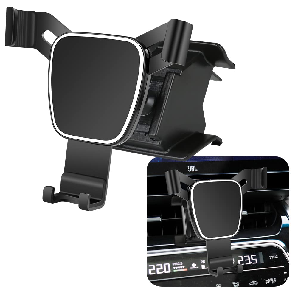 LUNQIN Car Phone Holder for Toyota Venza 2021 2022 2023 2024 Auto Accessories Navigation Bracket Interior Decoration Mobile Cell Phone Mount
