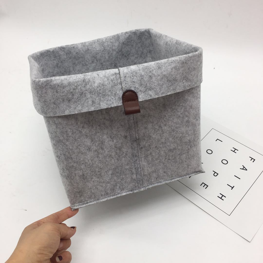 Felt Storage Basket for Clothing and Organization