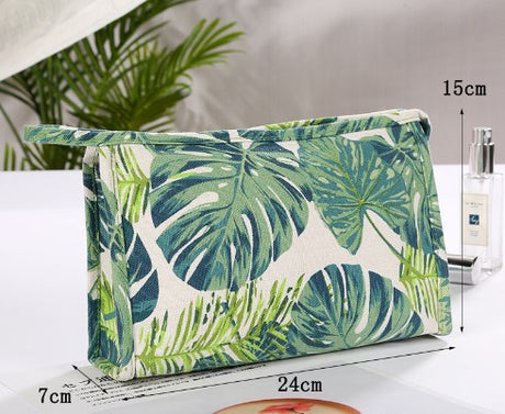 Fashion Travel Ladies Canvas Makeup Bag - Pure Cotton