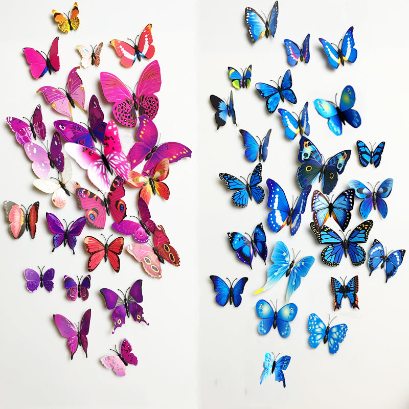 3D Butterfly Wall Stickers for Home Decor (12 Pack)