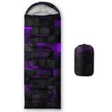 Sleeping Bags for Adults and Kids，3D Printing Camping Sleeping Bag for Girls Boys Lightweight Waterproof Cold/Warm 3-Season，Outdoor Travel with Compression Bags