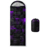Sleeping Bags for Adults and Kids，3D Printing Camping Sleeping Bag for Girls Boys Lightweight Waterproof Cold/Warm 3-Season，Outdoor Travel with Compression Bags
