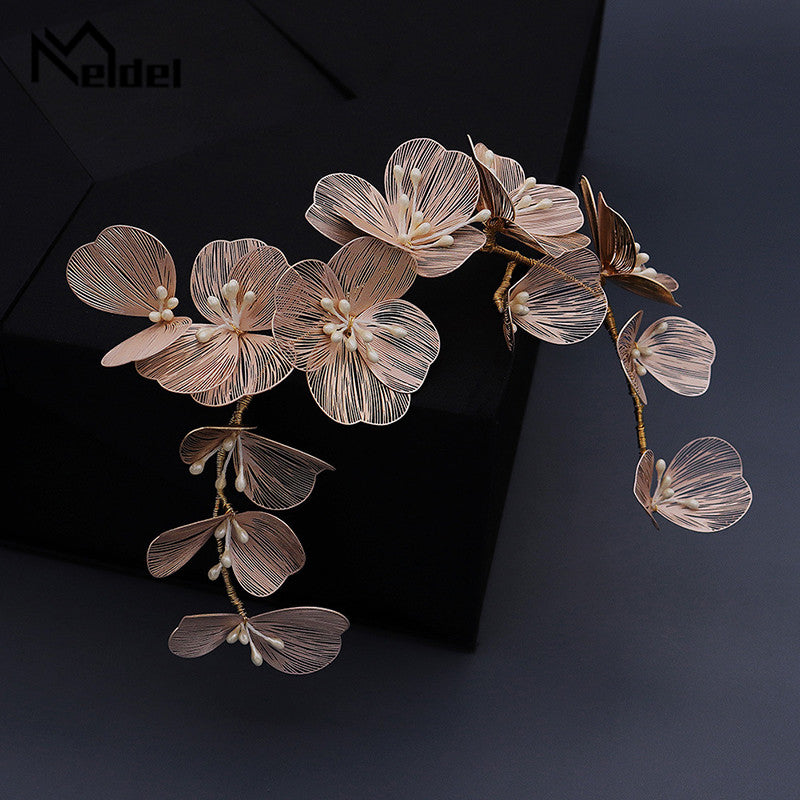 Retro Handmade Floral Bridal Hair Headdress Accessories