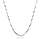 925 Silver Four-Claw Necklace