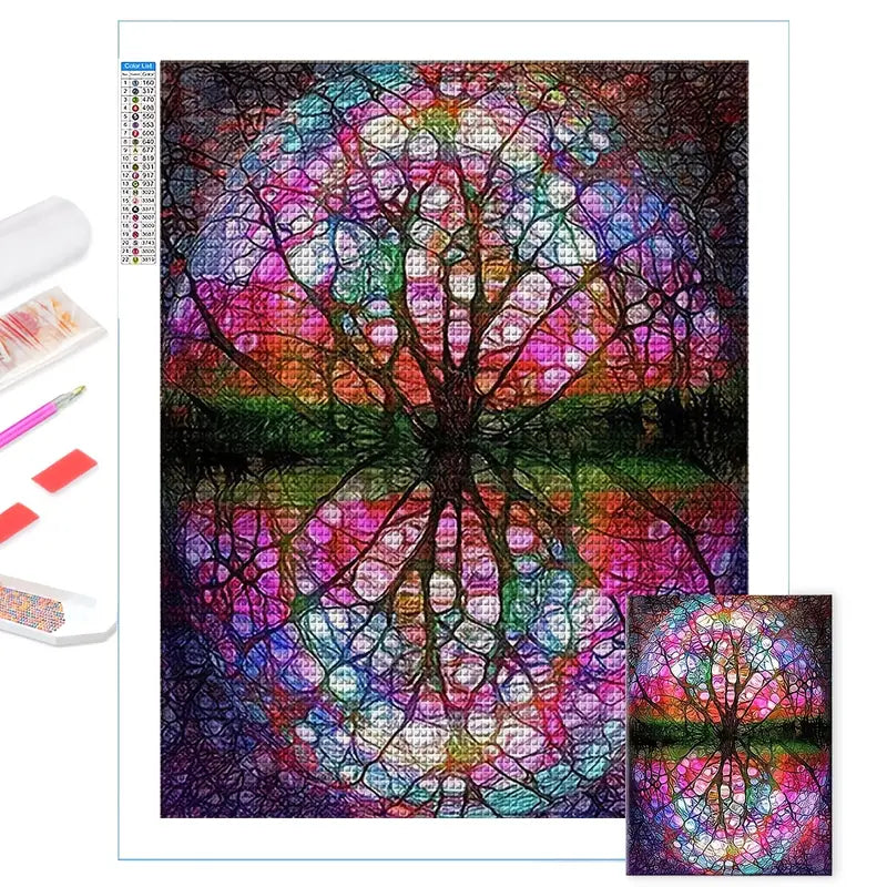 Creative Tree DIY Rhinestone Painting Kit for Home Decor