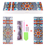 Diamond Painting Pencil Case with Crystal Storage Box