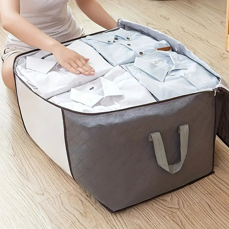 Fabric Non-woven Quilt Storage Bag for Home Organization