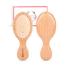 Mini Hair brushDetangling Brush for Thick Curly Thin Long Short Wet or Dry Hair Pocket Travel Small Paddle Hair Brush for Men Women Kids
