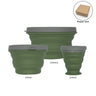 Outdoor Camping Cookware Set with Collapsible Kettle