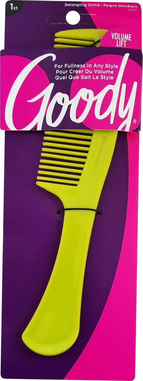 Goody Styling Essentials Detangling Hair Comb - Suitable For All Hair Types - Fine Tooth Comb Detangles Wet or Dry Hair - Hair Accessories for Men Women Boys and Girls