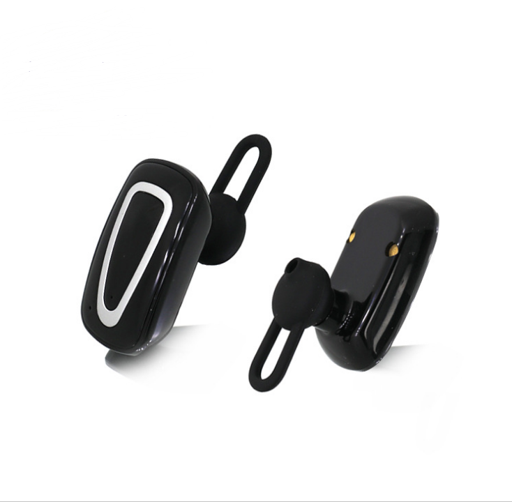 Dual USB Car Bluetooth Headset with Ear Hooks