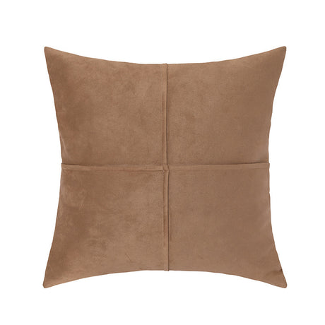 Simple Plain Suede Home Cushion Pillow