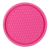 Creative Honeycomb Car Cup Holder Mat with Rhinestones