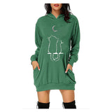Loose Hooded Sweater Jacket for Women - Spring & Autumn