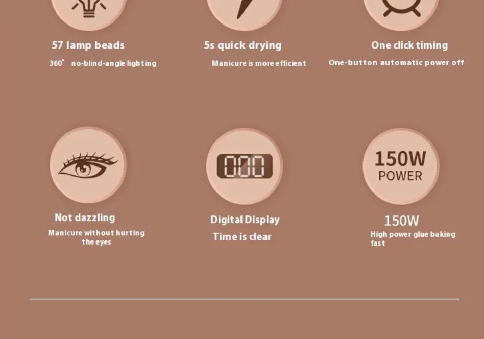 Upgraded Nail Art Phototherapy Lamp