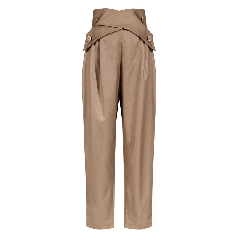 High Waist Casual Wide Leg Shorts