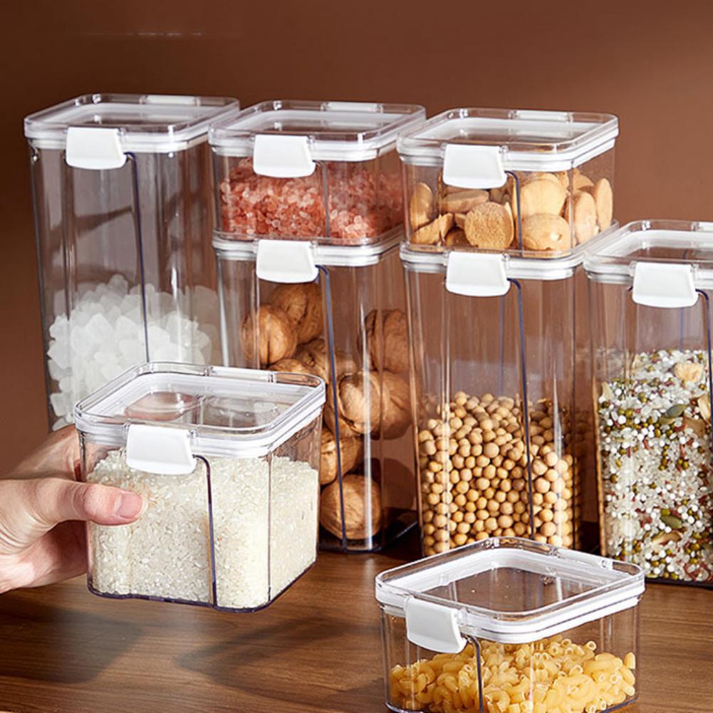 Leak-proof Transparent Rice Storage Jar 460ml
