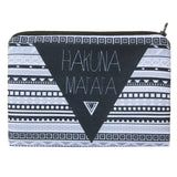 Geometric Pattern Makeup Bag - Large Travel Toiletry Case