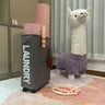 Yoga Mat Storage Organizer with Large Racket Basket