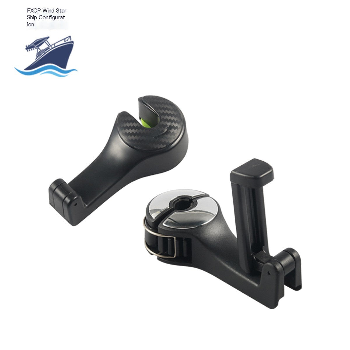 Black Car Hidden Hook and Phone Holder Interior Accessory