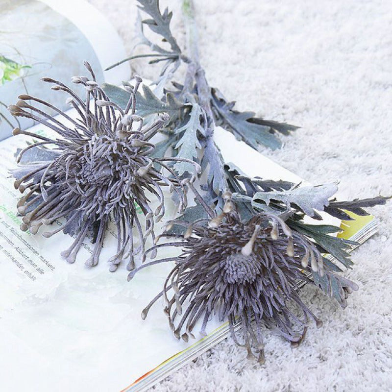 Artificial Flowers with 2 Heads for Home Decoration