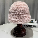 Thickened Plush Rabbit Hair-Like Warm Hat