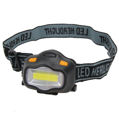 3W Waterproof COB Headlamp for Hiking and Camping