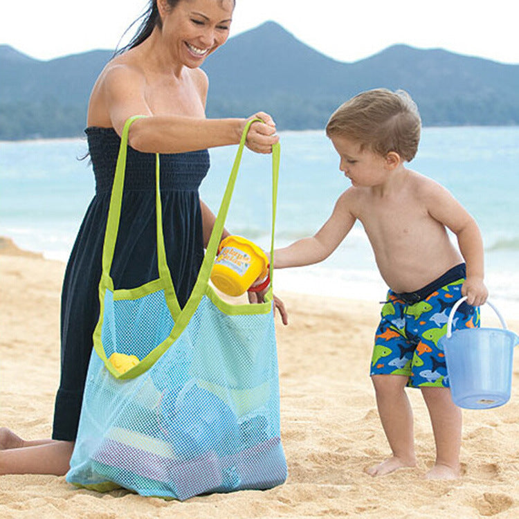 Beach Bag with Storage Mesh Pouch and Organizer