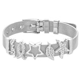 "Stainless Steel Mesh Bracelet - Fashion Travel Accessory"