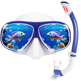 Nearsighted Snorkel Gear Dry Snorkel Set for Adult Youth Short-sighted Anti Fog Diving Mask & Full Dry Top Silicone Snorkel for Scuba Diving Snorkeling Freediving