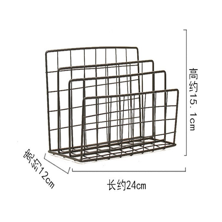 European Style Desktop Book Organizer and Holder