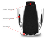 Magic Clamp S5 Wireless Car Charger & Phone Holder