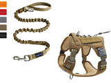 Tactical Reflective Pet Traction Rope for Outdoor Training