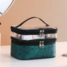 Transparent Travel Makeup Organizer with Large Capacity