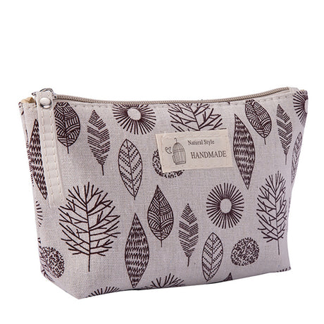 Animal Plant Print Makeup Toiletry Bag for Women